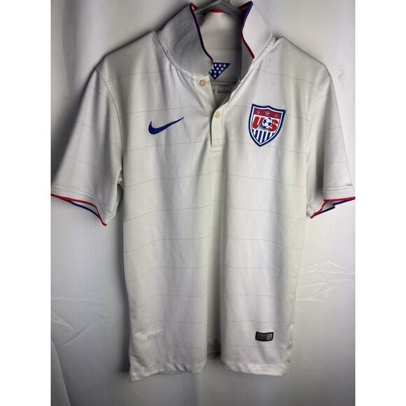 Nike Other - USA National Team Soccer Jersey Men’s Size Large M Collared 2014 Futbol